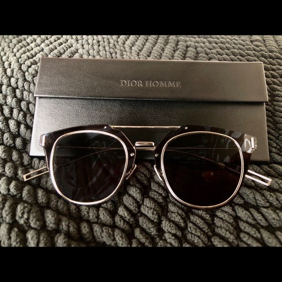 NEW DIOR HOMME COMPOSITE 1.0 MIRRORED SUNGLASSES - Picture 4 of 7
